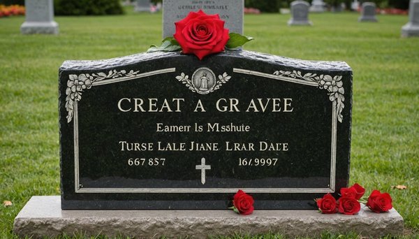 Créez une plaque funéraire mémorable pour un hommage personnalisé